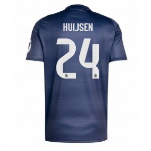 Lacne Muži Futbalové dres Real Madrid Dean Huijsen #24 2025-26 Krátky Rukáv - Preč